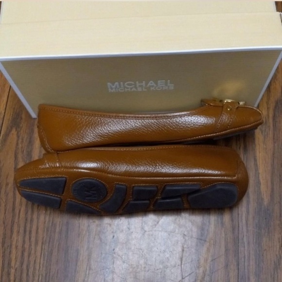 NWOT Michael Kors Womens Fulton Leather Square Toe Slide Size 7.5 - Picture 6 of 6